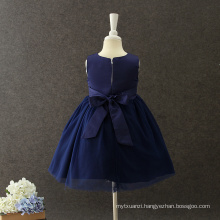 Summer stylish girls boutique clothing latest dress designs for kids party wedding